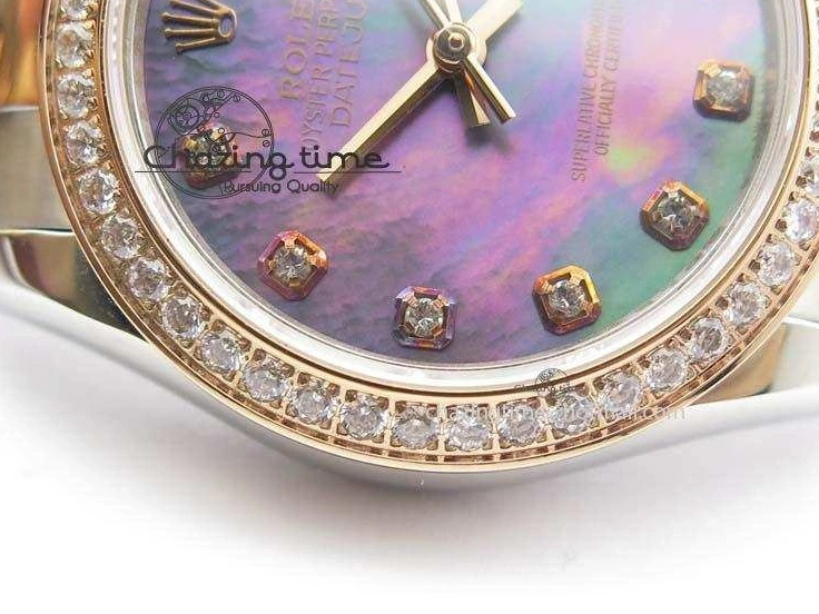 SS Bracelet RG Dial On BP-Maker DateJust V2 Diamond RG A2824 Edition MOP 31mm Best Markers SS 1128